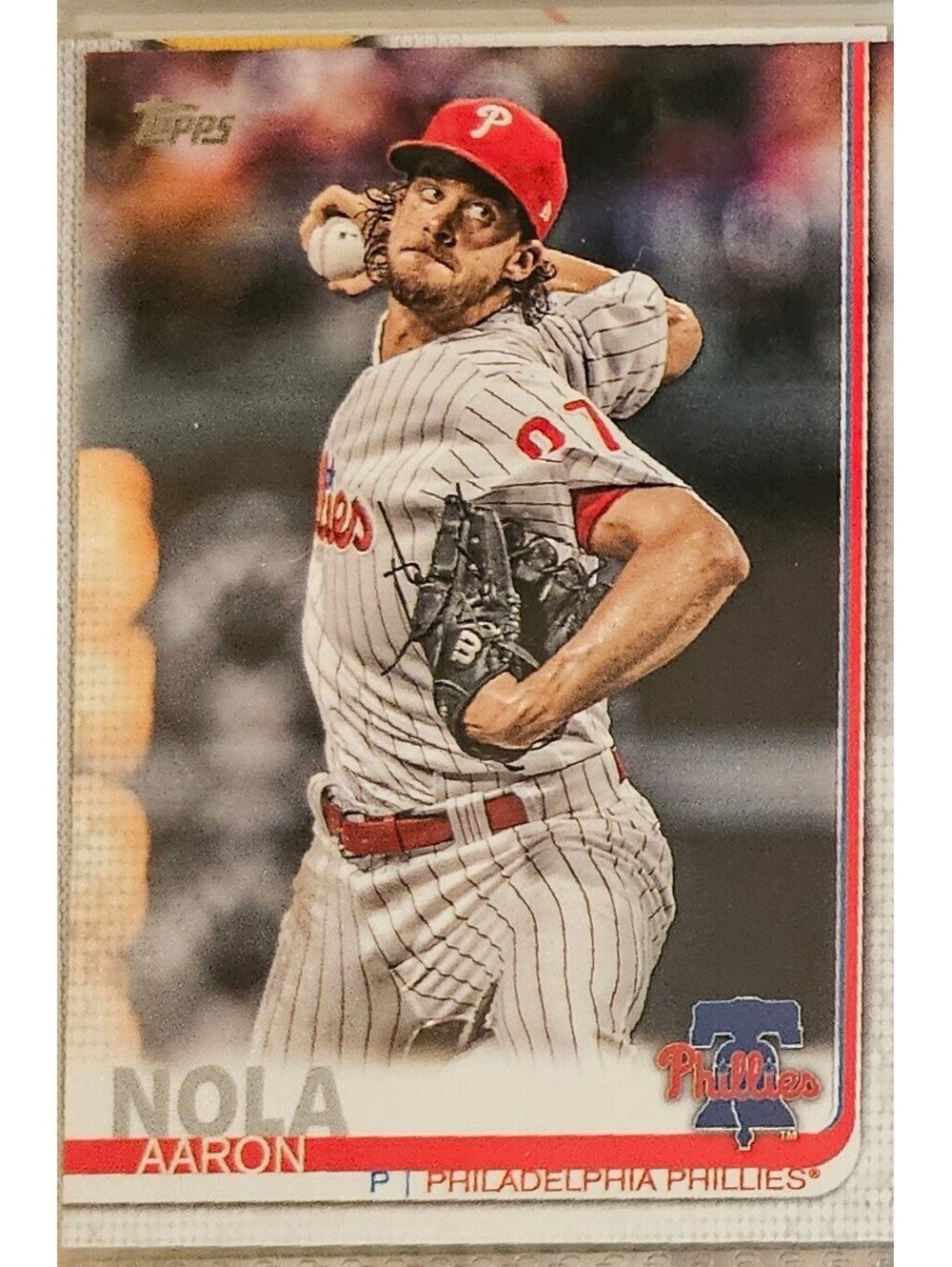 Aaron Nola 2019 Topps Series 1 Baseball MLB Card #163 Philadelphia Phillies